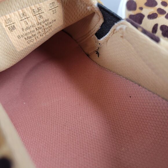 Dr. Scholl's Womens Do It Right Slip-On Sneakers Animal Print Brown Tan Size 6M - Picture 10 of 12